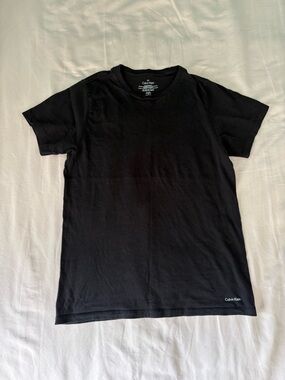 Calvin Klein Black Short Sleeve Crewneck Tee